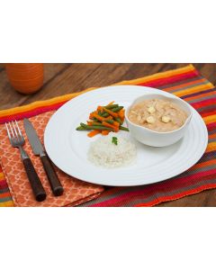 Frango ao catupiry, cenoura, vagem, arroz   (400g)